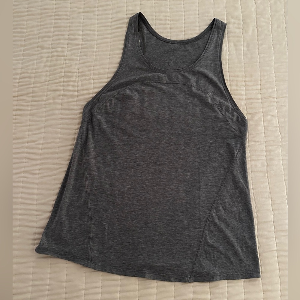 Gray lululemon tank top